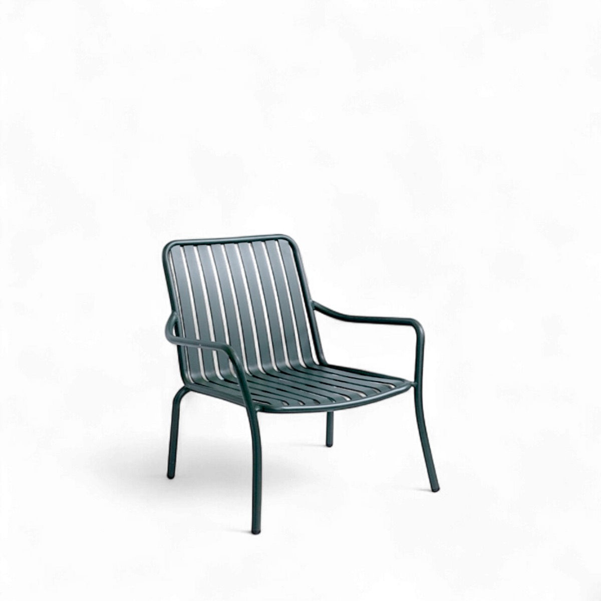 Loungestol stabelbar, metal
