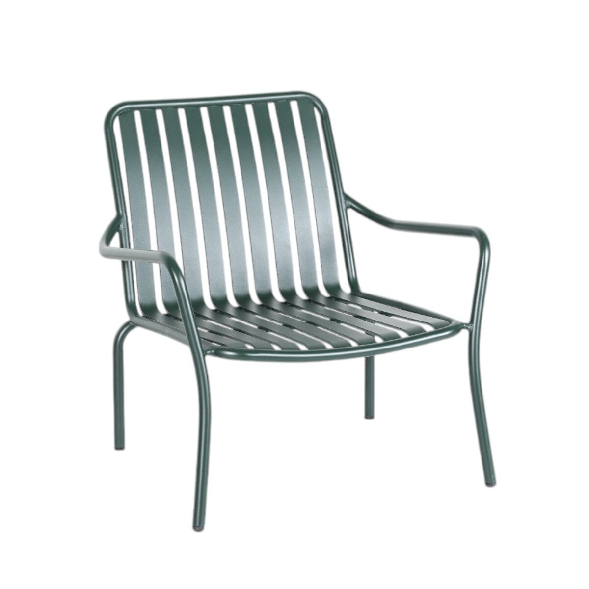 Loungestol stabelbar, metal